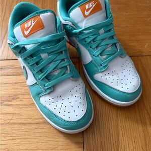 Nike Aqua and White Athletic Shoes